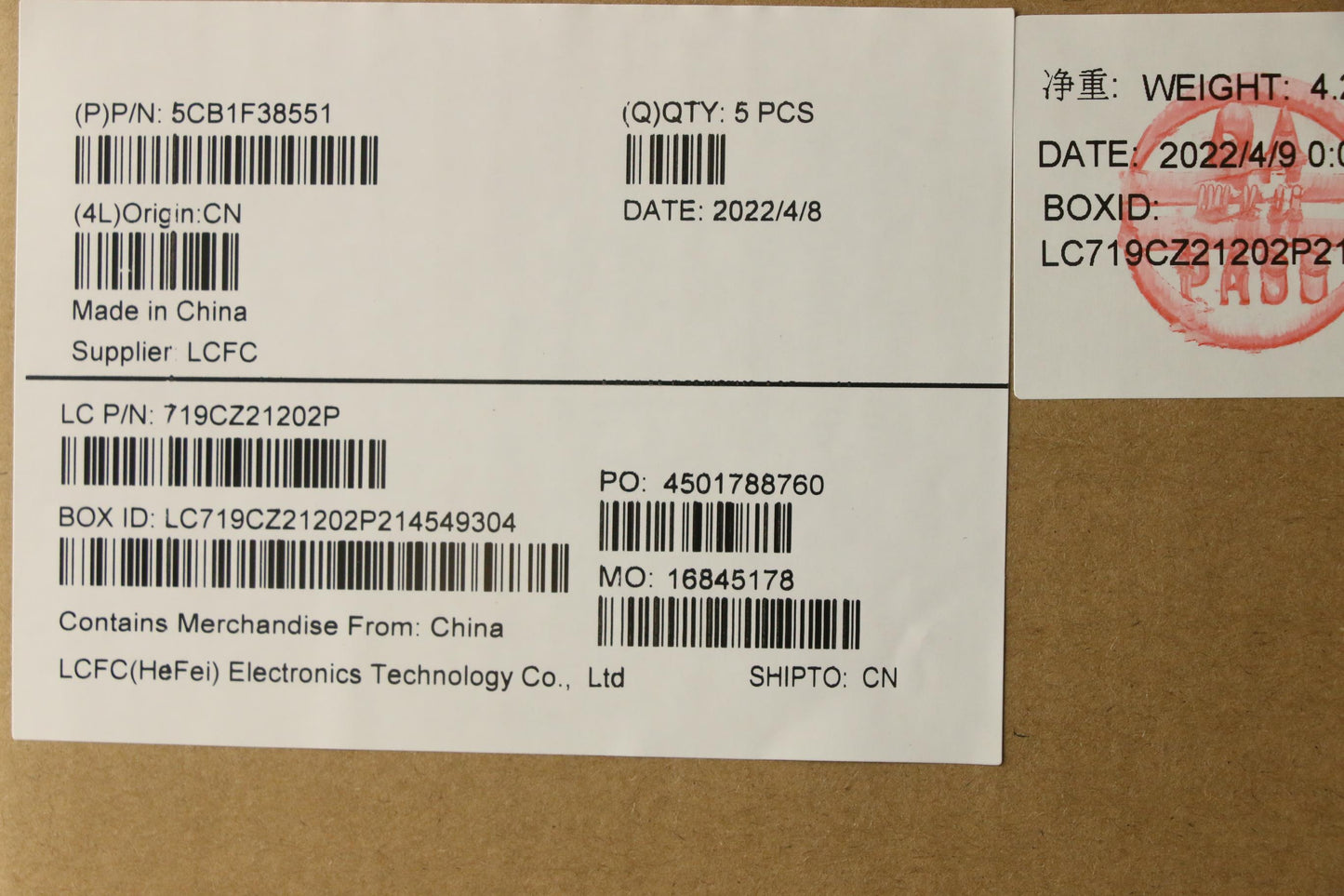 Lenovo Cover Upper Case Asmara L82Rf - 5CB1F38551