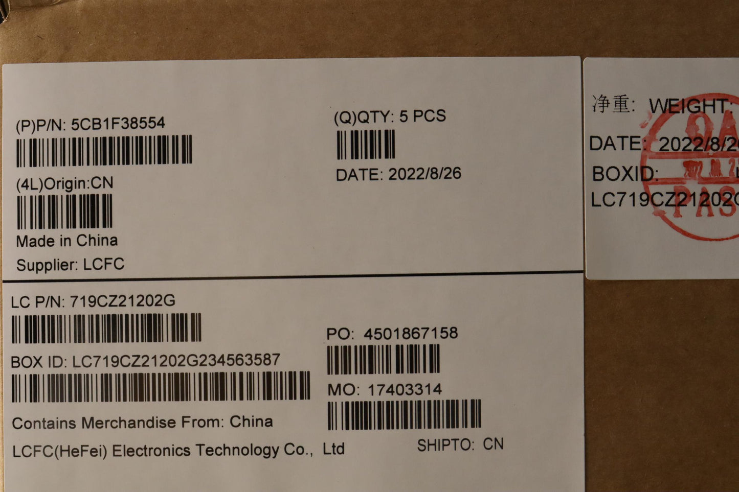 Lenovo Cover Upper Case Asmbul L82Rf - 5CB1F38554