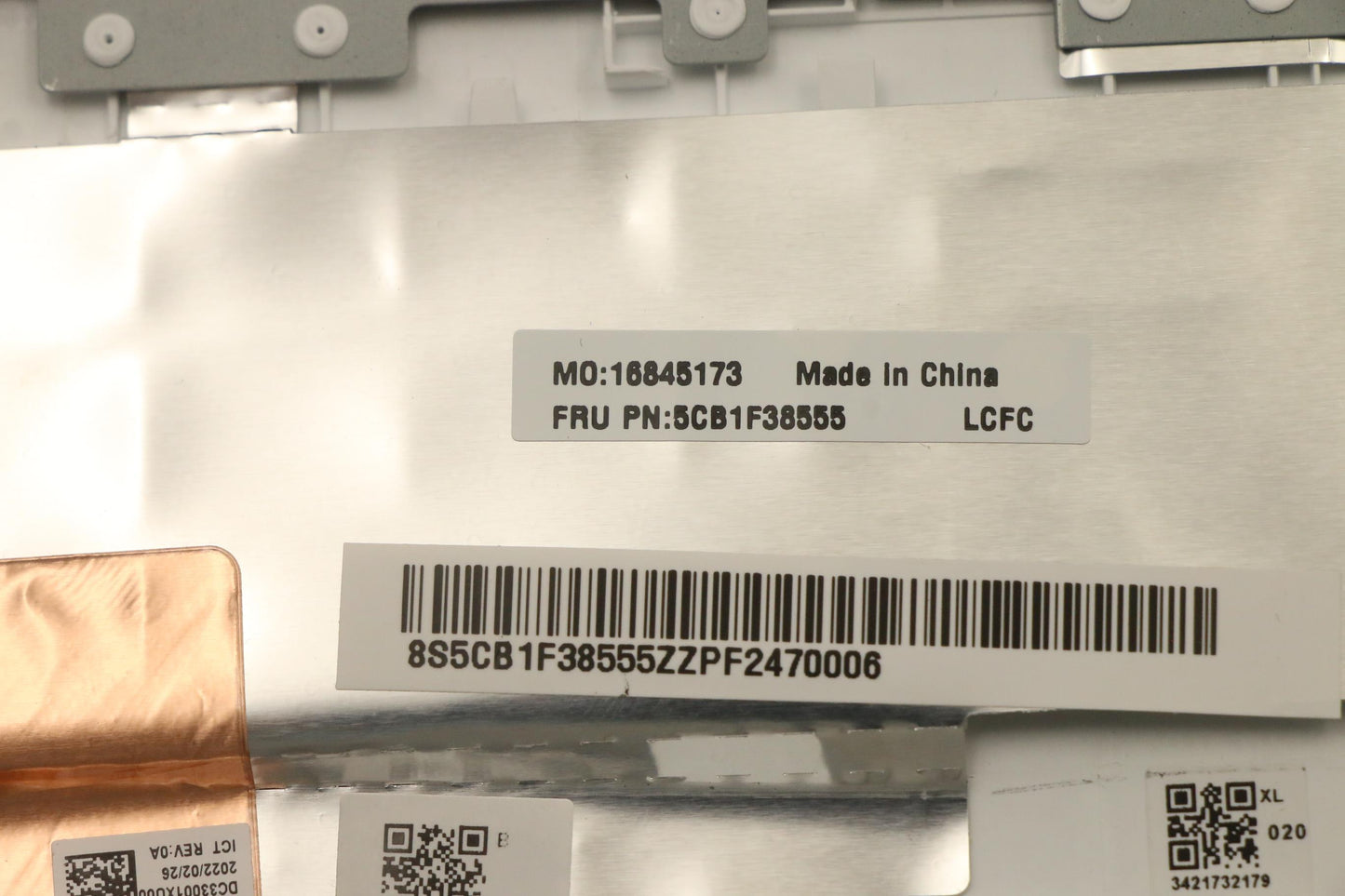 Lenovo Cover Upper Case Assembly Cze/ - 5CB1F38555