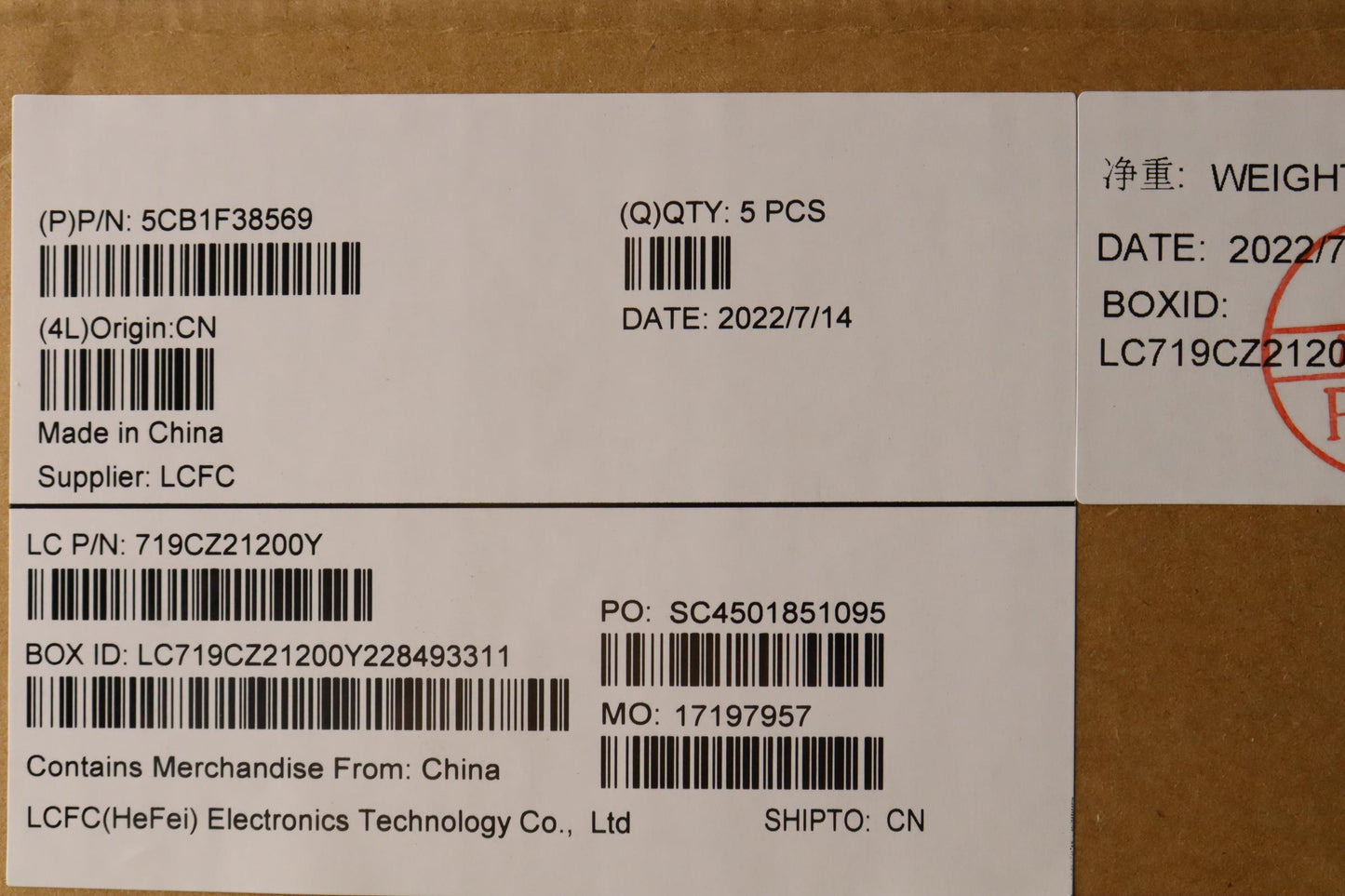 Lenovo Cover Upper Case Assembly Kor - 5CB1F38569