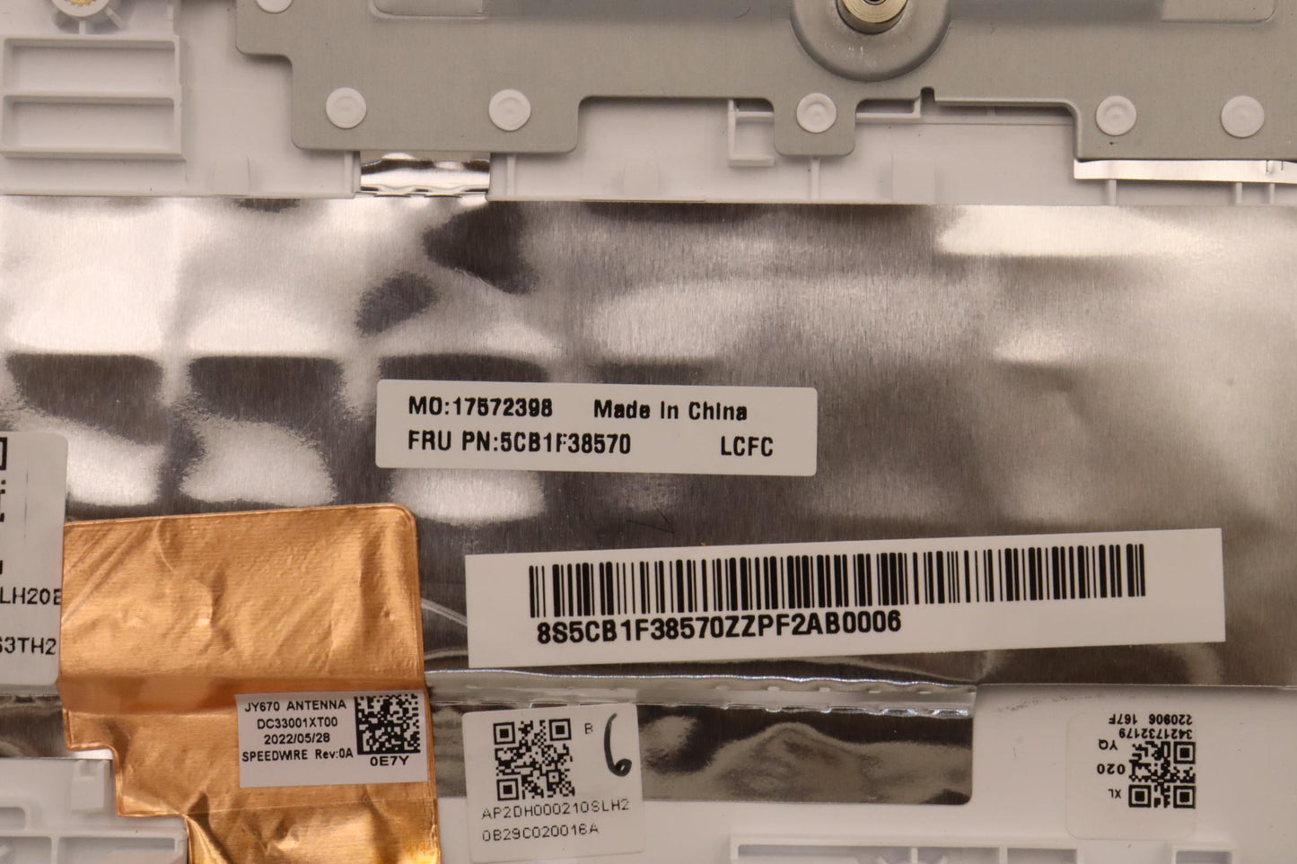 Lenovo Cover Upper Case Asmla Spa L82 - 5CB1F38570