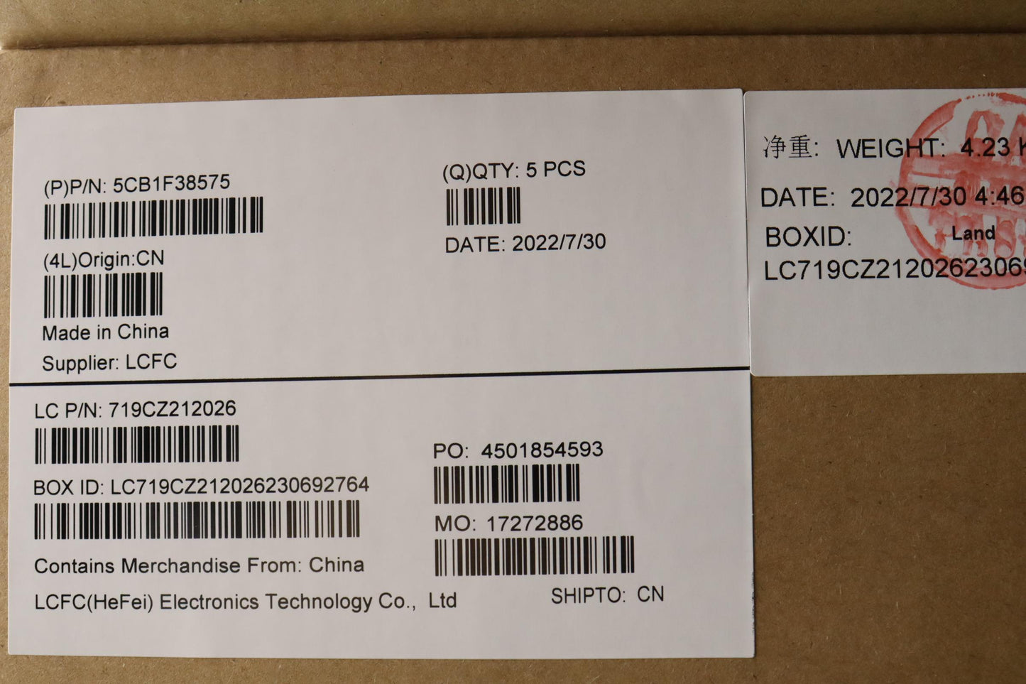 Lenovo Cover Upper Case Asmspa L82Rf - 5CB1F38575