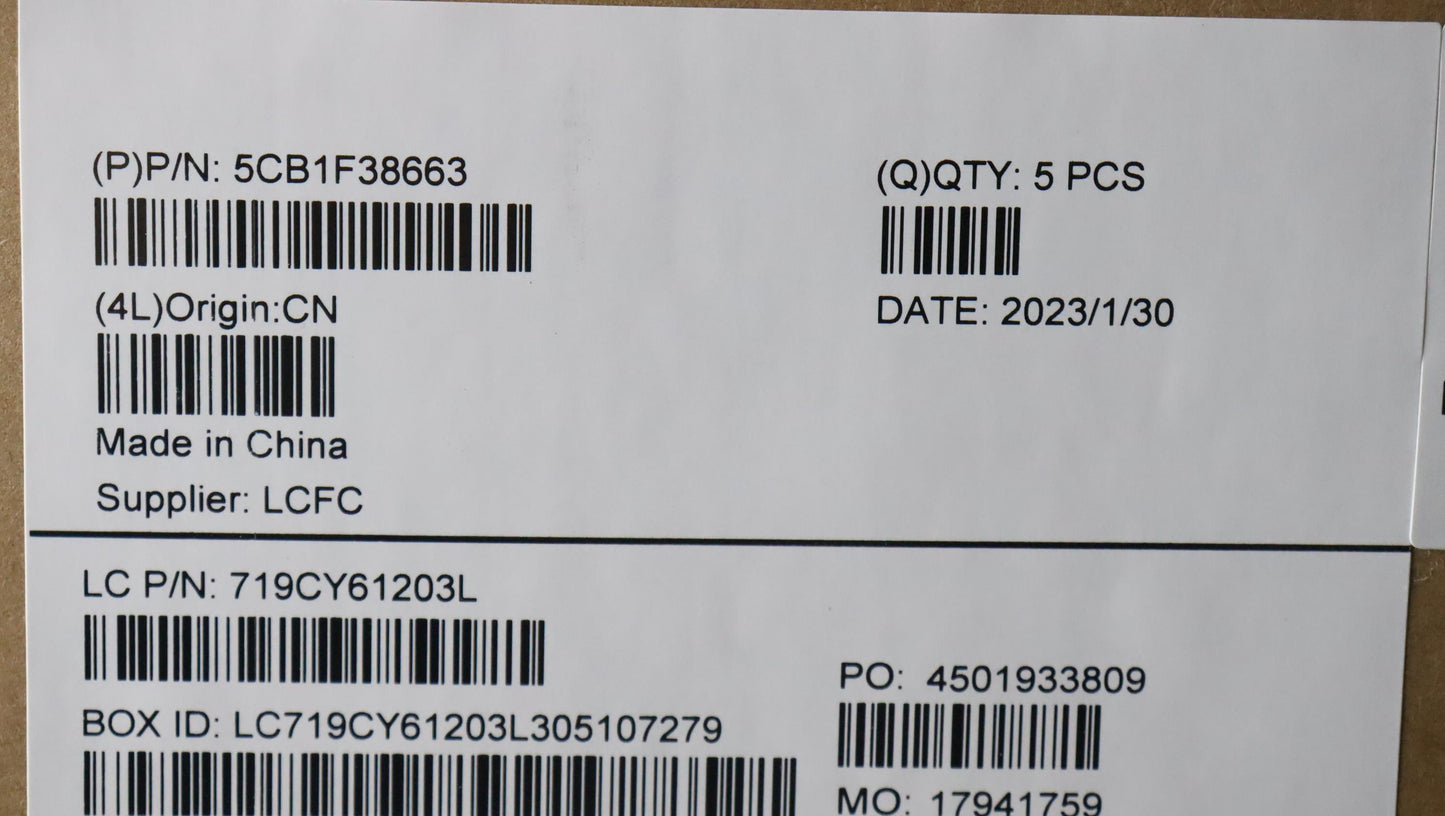 Lenovo Cover Upper Case Assembly Bel - 5CB1F38663