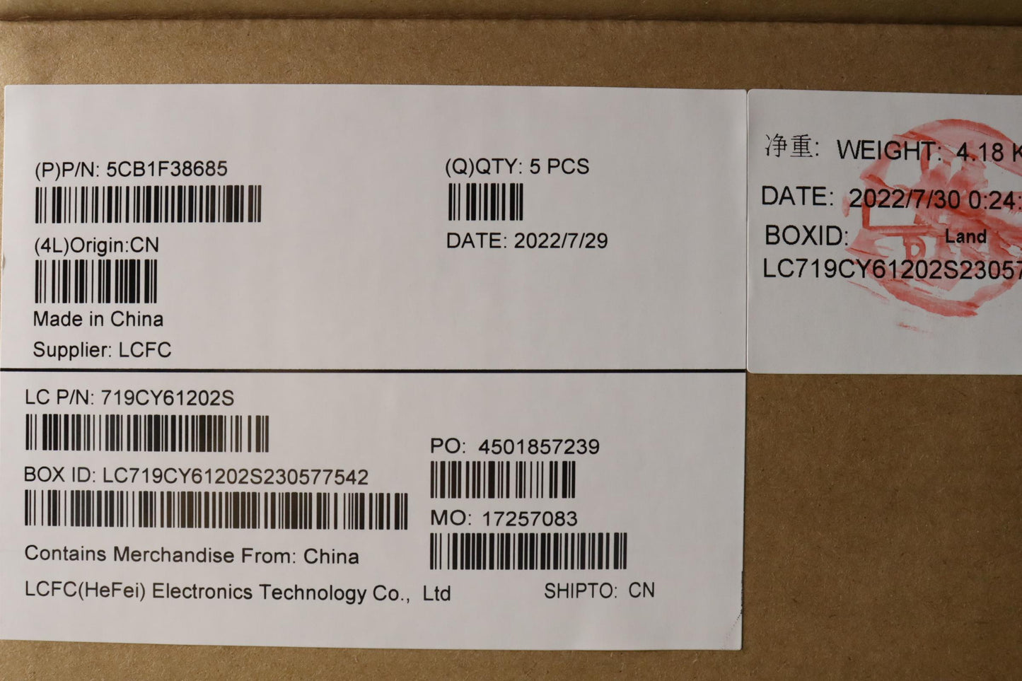 Lenovo Cover Upper Case Asmslv L82Rb - 5CB1F38685