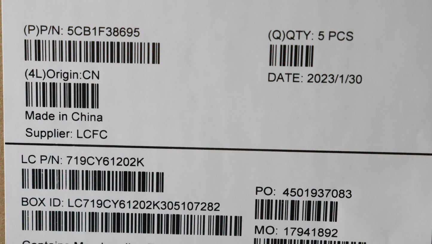 Lenovo Cover Upper Case Assembly Bel - 5CB1F38695