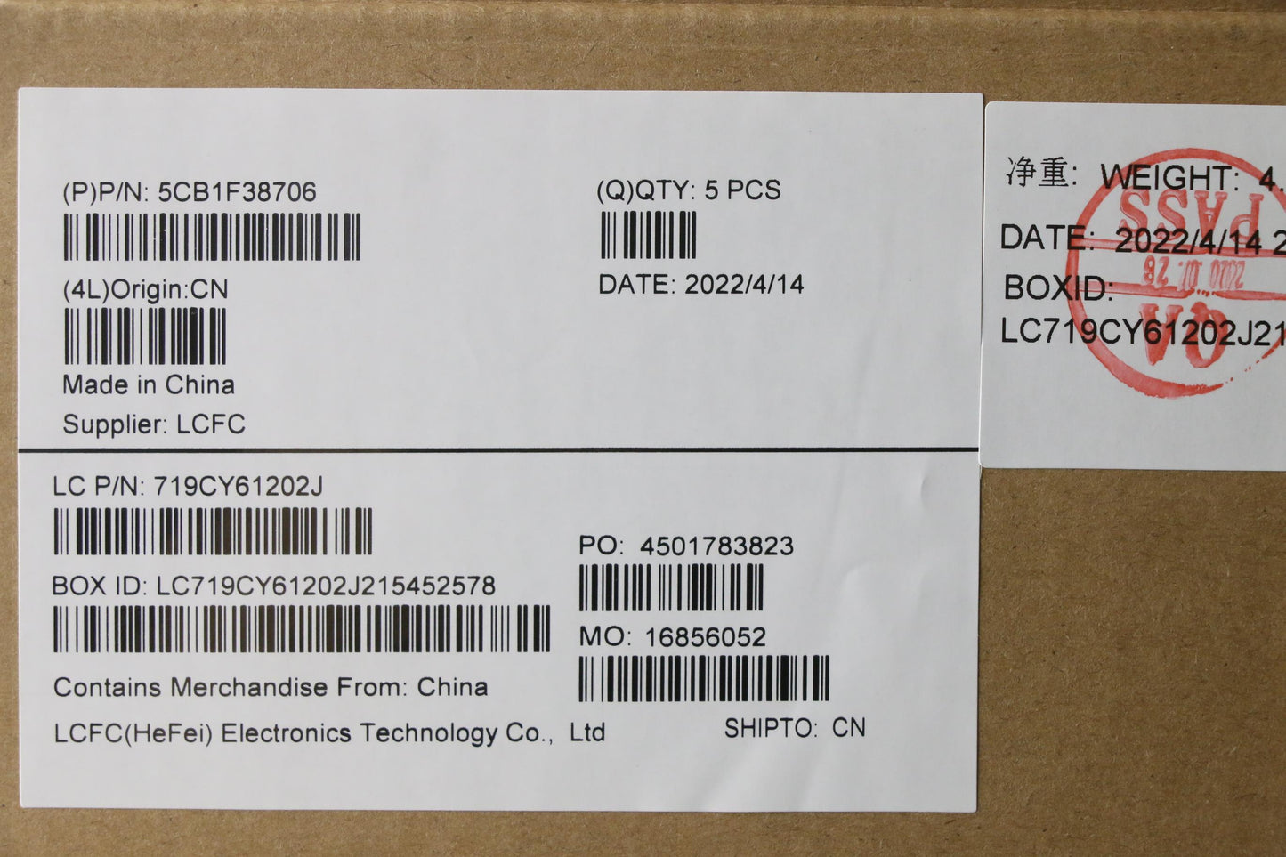 Lenovo Cover Upper Case Assembly Hbw - 5CB1F38706