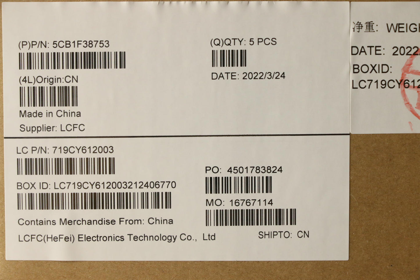 Lenovo Cover Upper Case Assembly Cze/ - 5CB1F38753