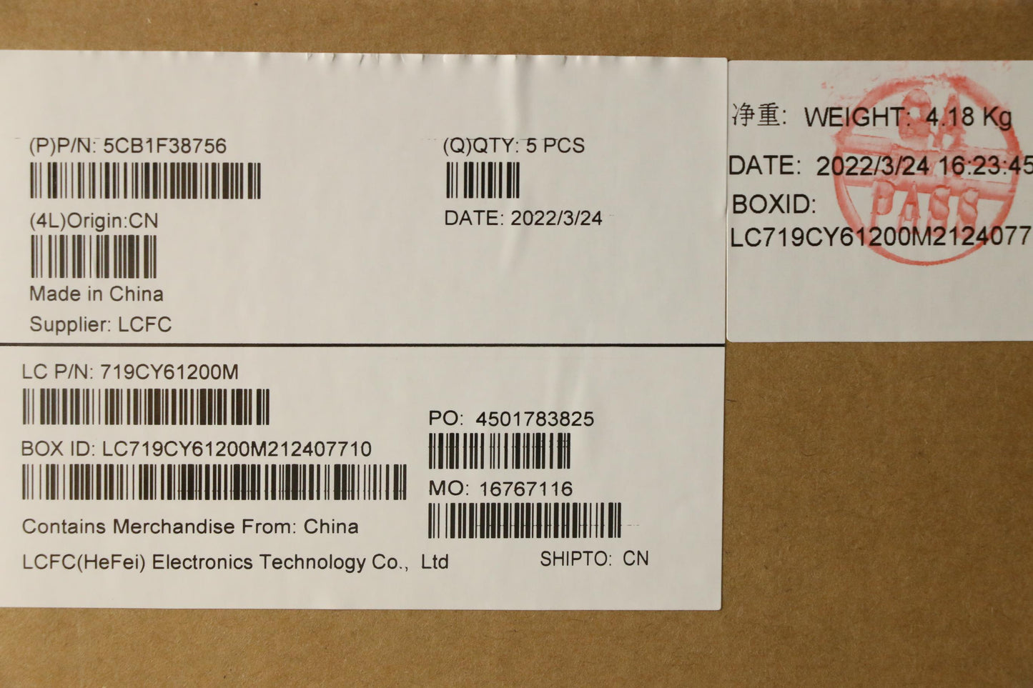 Lenovo Cover Upper Case Assembly Fra - 5CB1F38756
