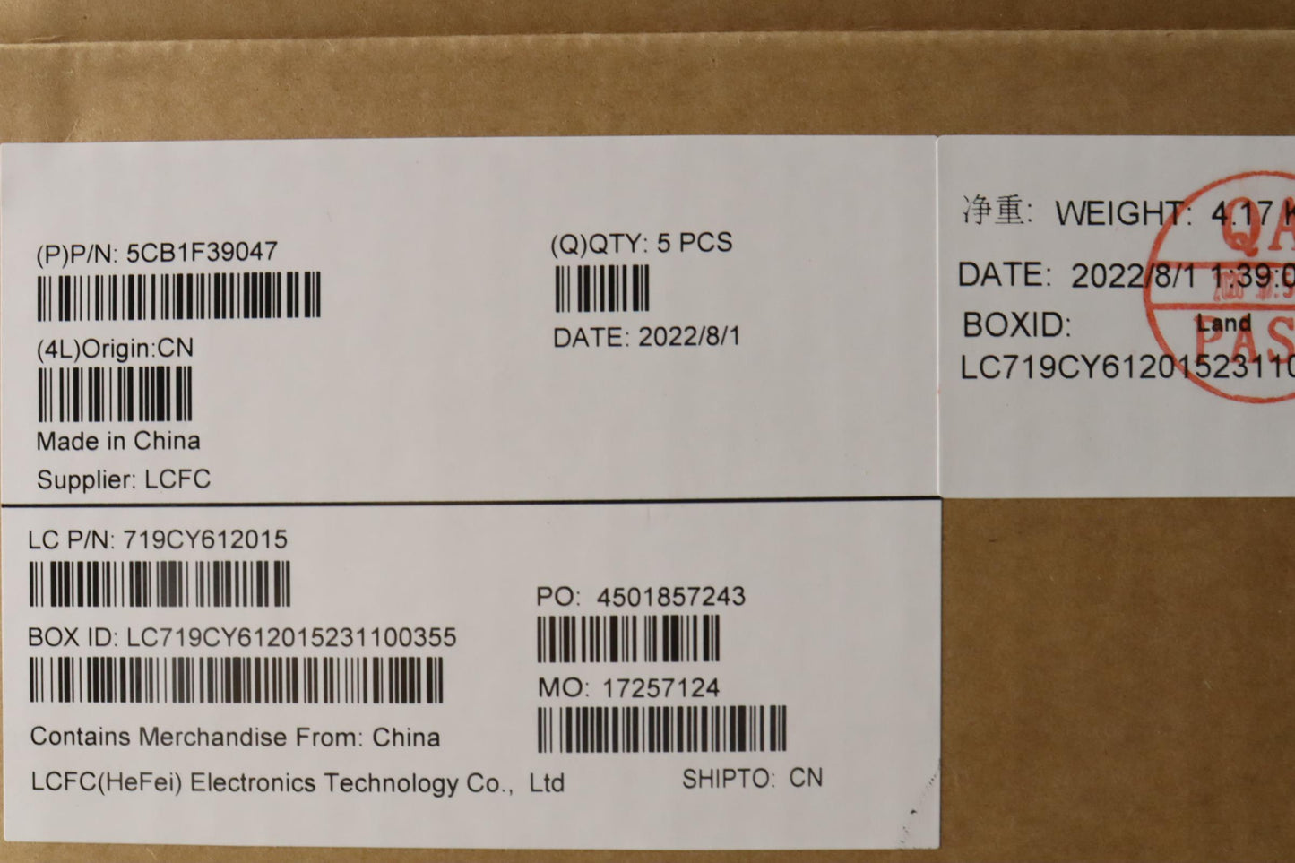Lenovo Cover Upper Case Asmhun L82Rb - 5CB1F39047