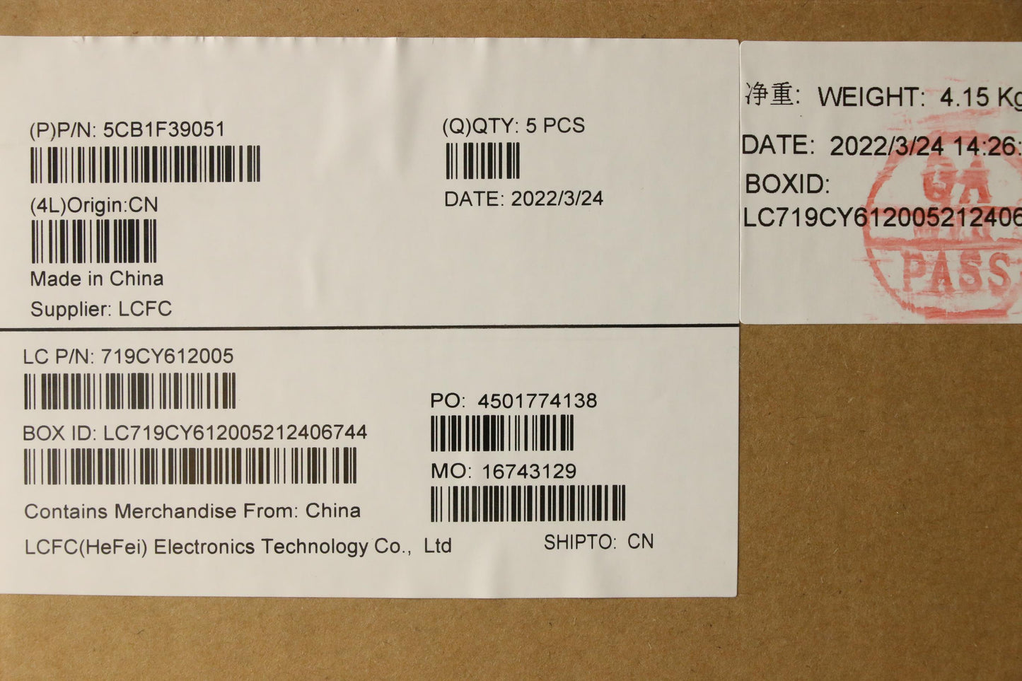 Lenovo Cover Upper Case Assembly Kor - 5CB1F39051