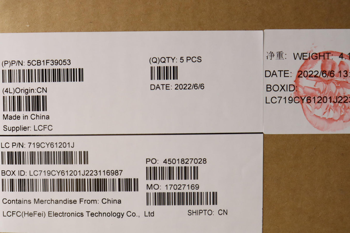 Lenovo Cover Upper Case Asmnordic L82 - 5CB1F39053