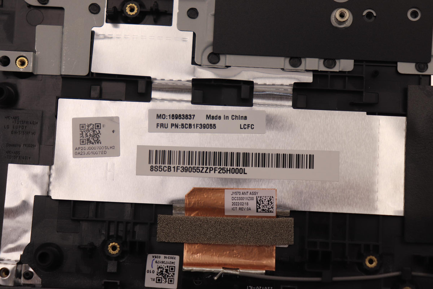 Lenovo Cover Upper Case Assembly Rus - 5CB1F39055