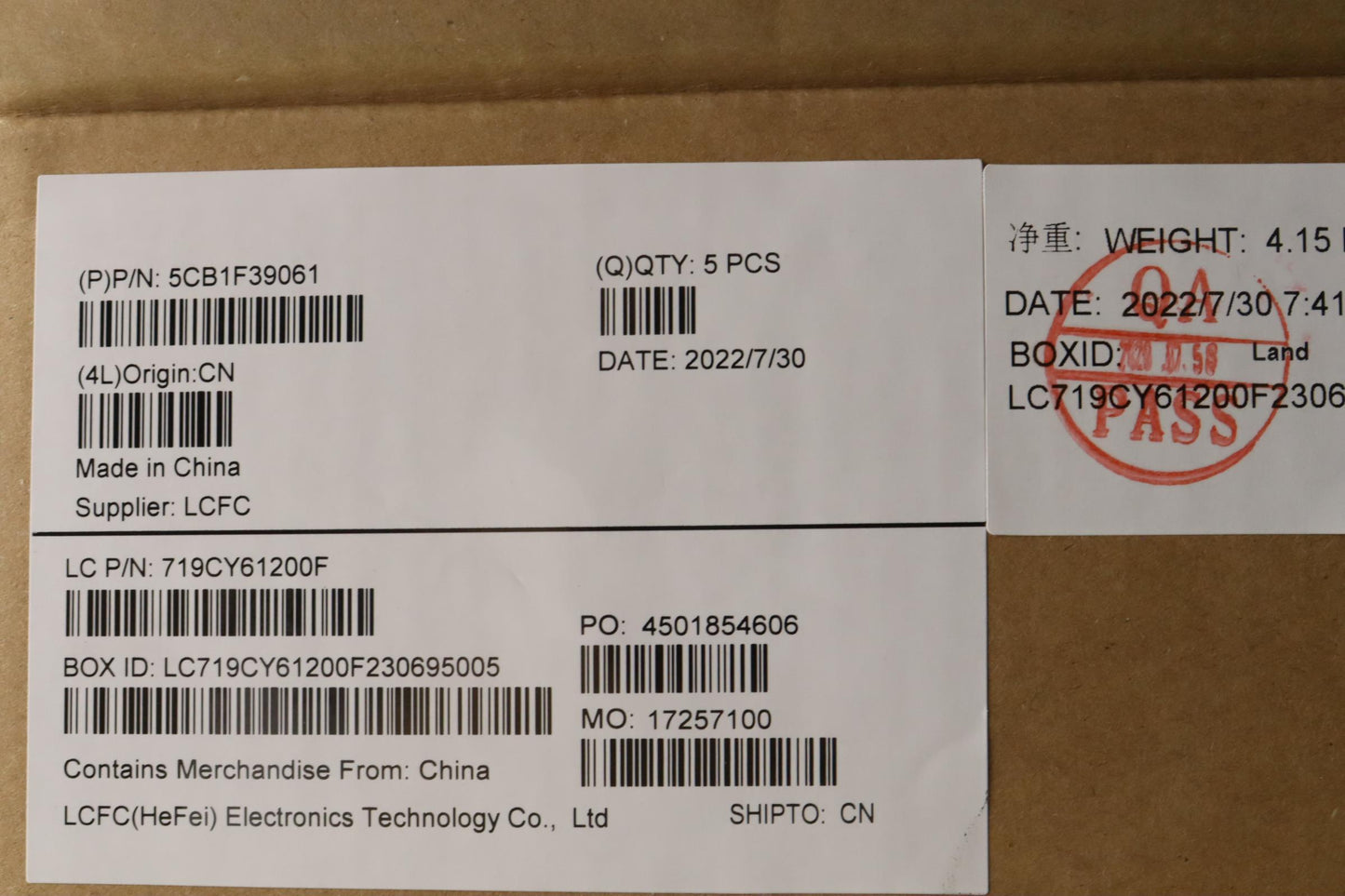Lenovo Cover Upper Case Asmtur L82Rb - 5CB1F39061
