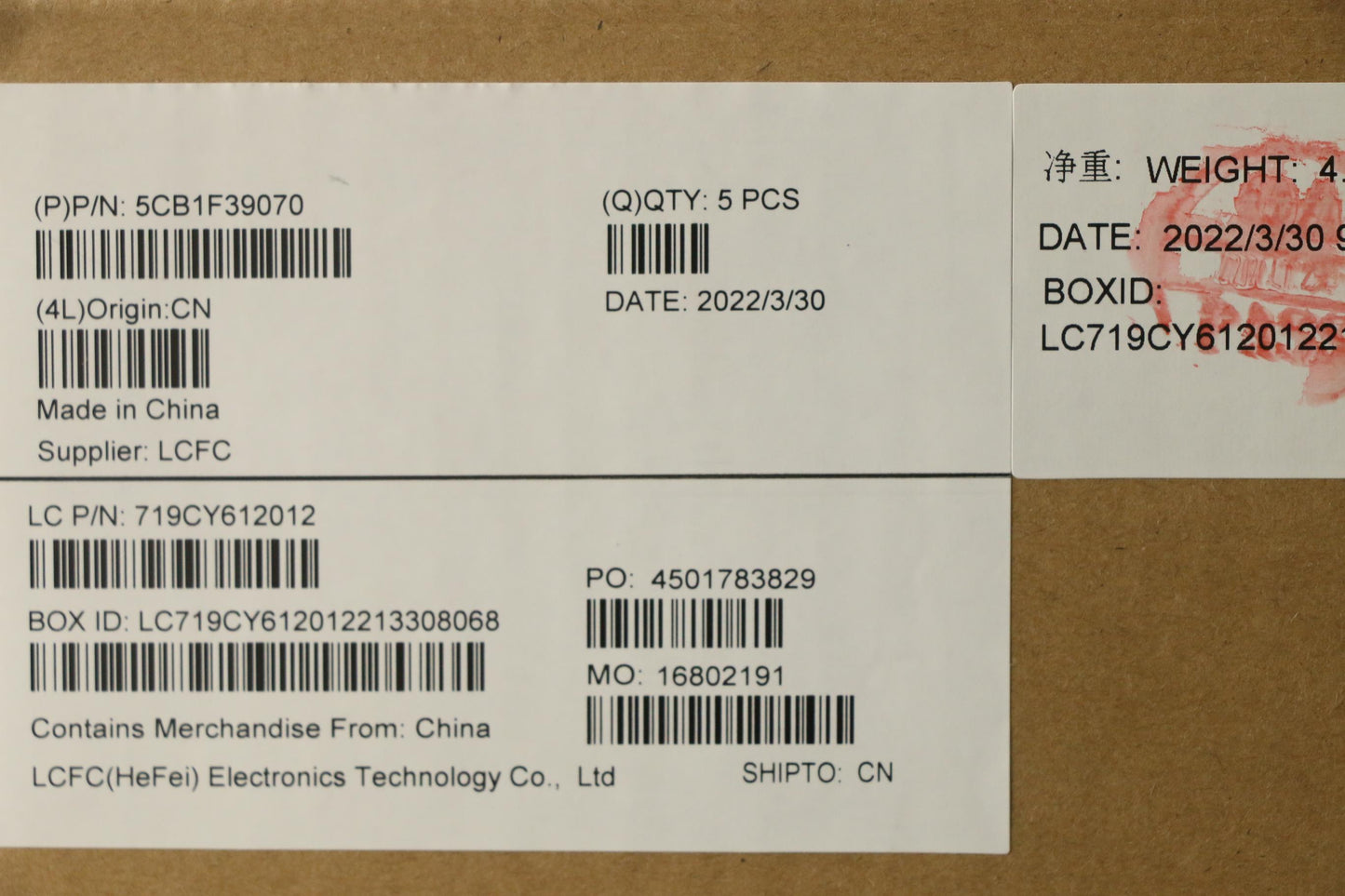Lenovo Cover Upper Case Assembly Eng - 5CB1F39070