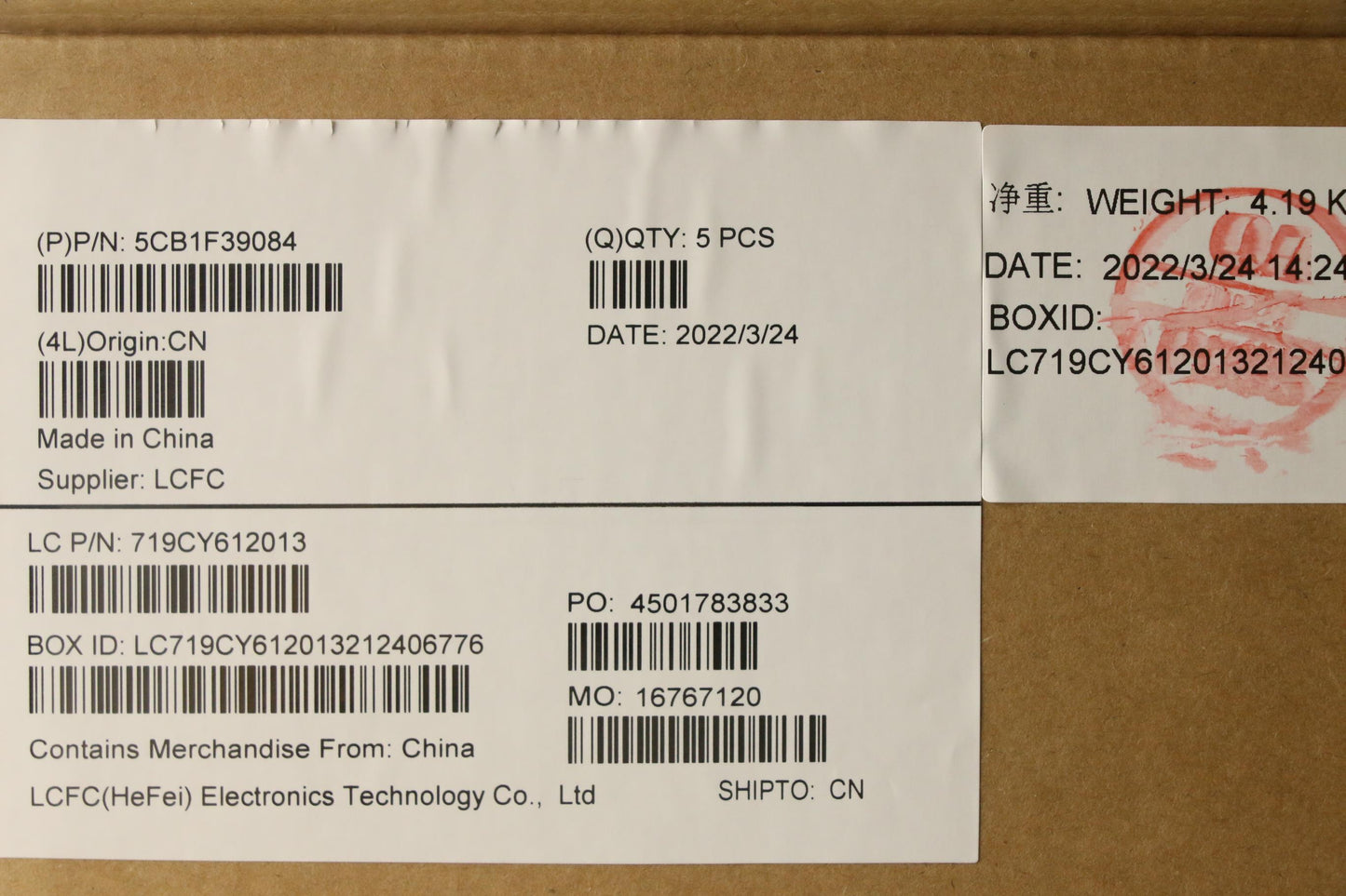 Lenovo Cover Upper Case Assembly La S - 5CB1F39084