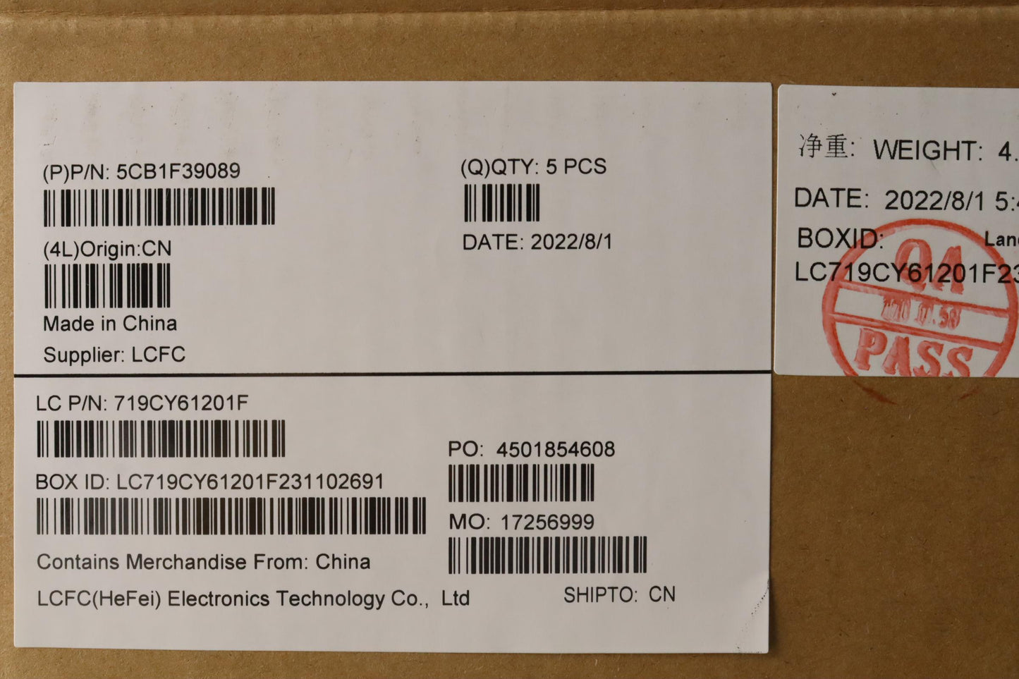 Lenovo Cover Upper Case Asmspa L82Rb - 5CB1F39089