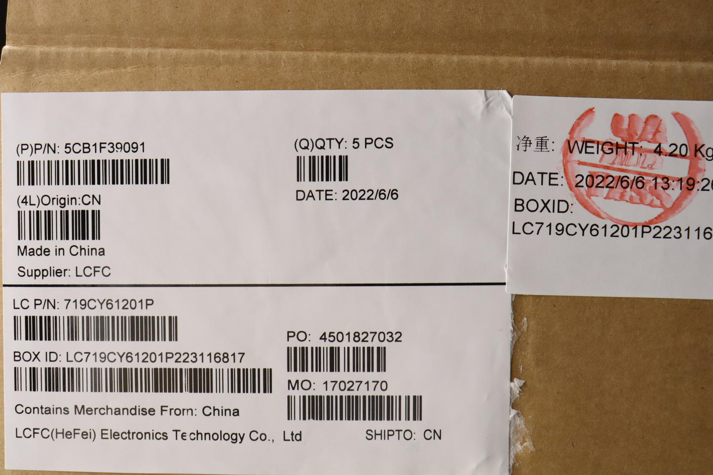 Lenovo Cover Upper Case Asmtc L82Rb S - 5CB1F39091