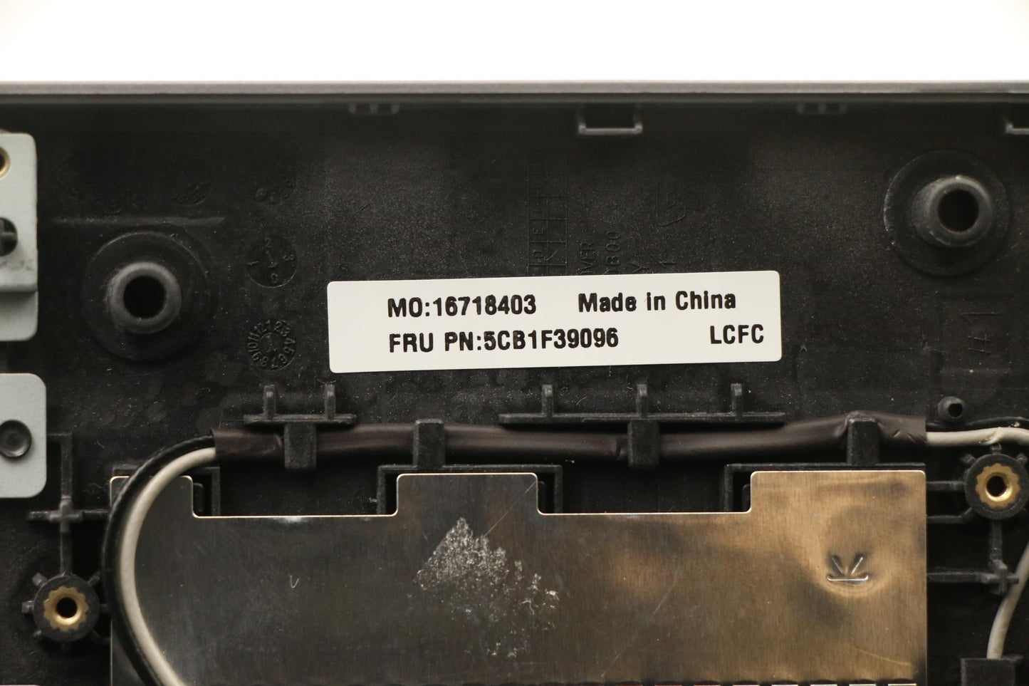 Lenovo C-Cover with Keyboard, USA English, Storm Grey, RGB Backlit - 5CB1F39096