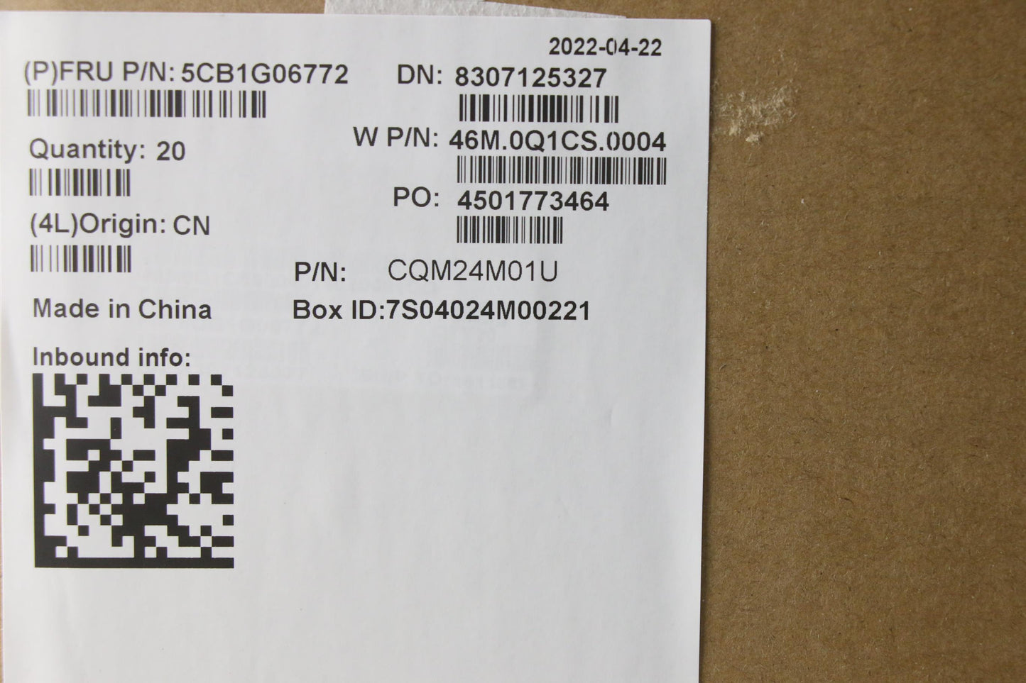 Lenovo Cover Lcd Cover W 21Ar Non Tou - 5CB1G06772