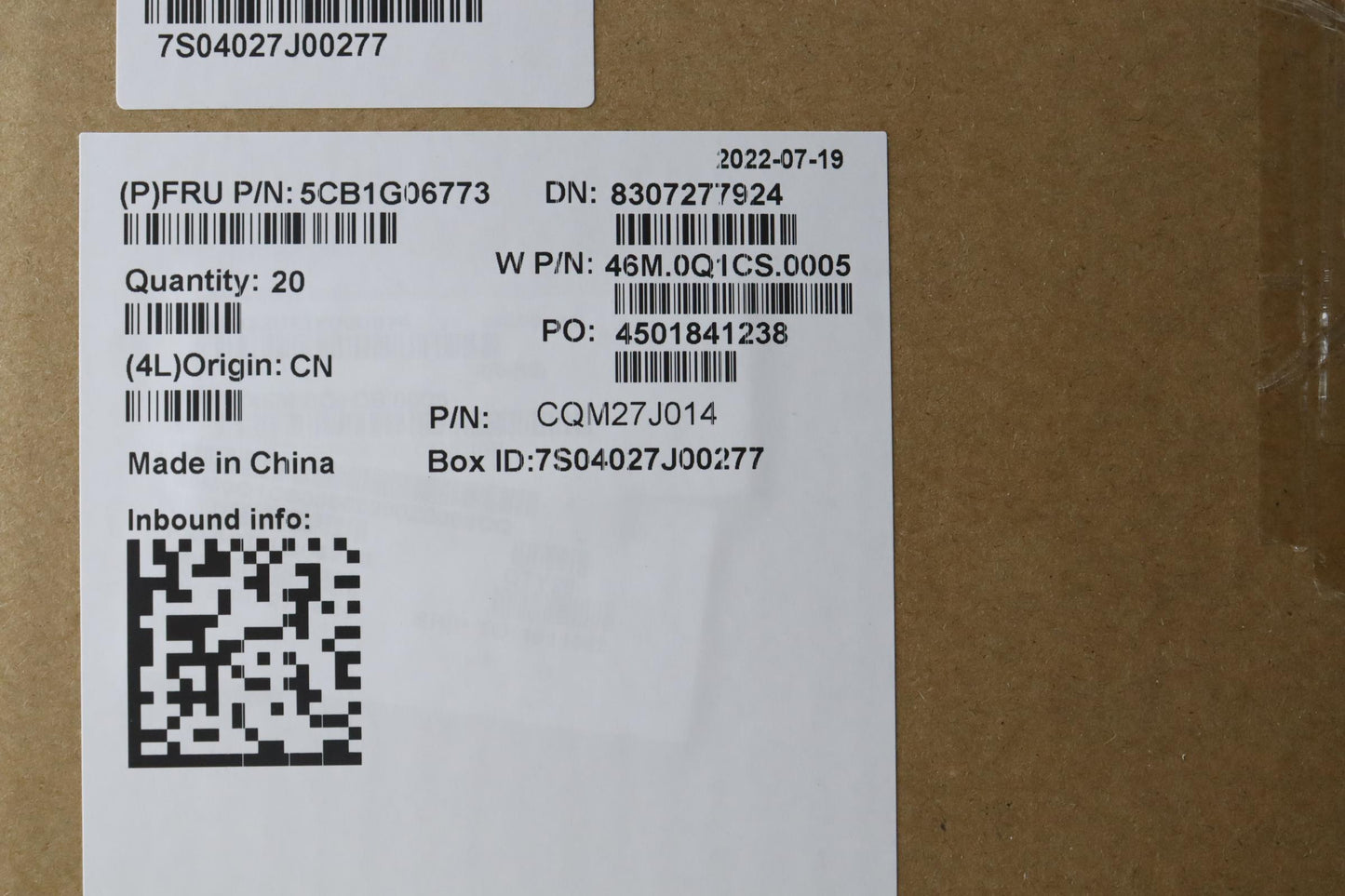 Lenovo Cover Lcd Cover W 21Ar Non Tou - 5CB1G06773