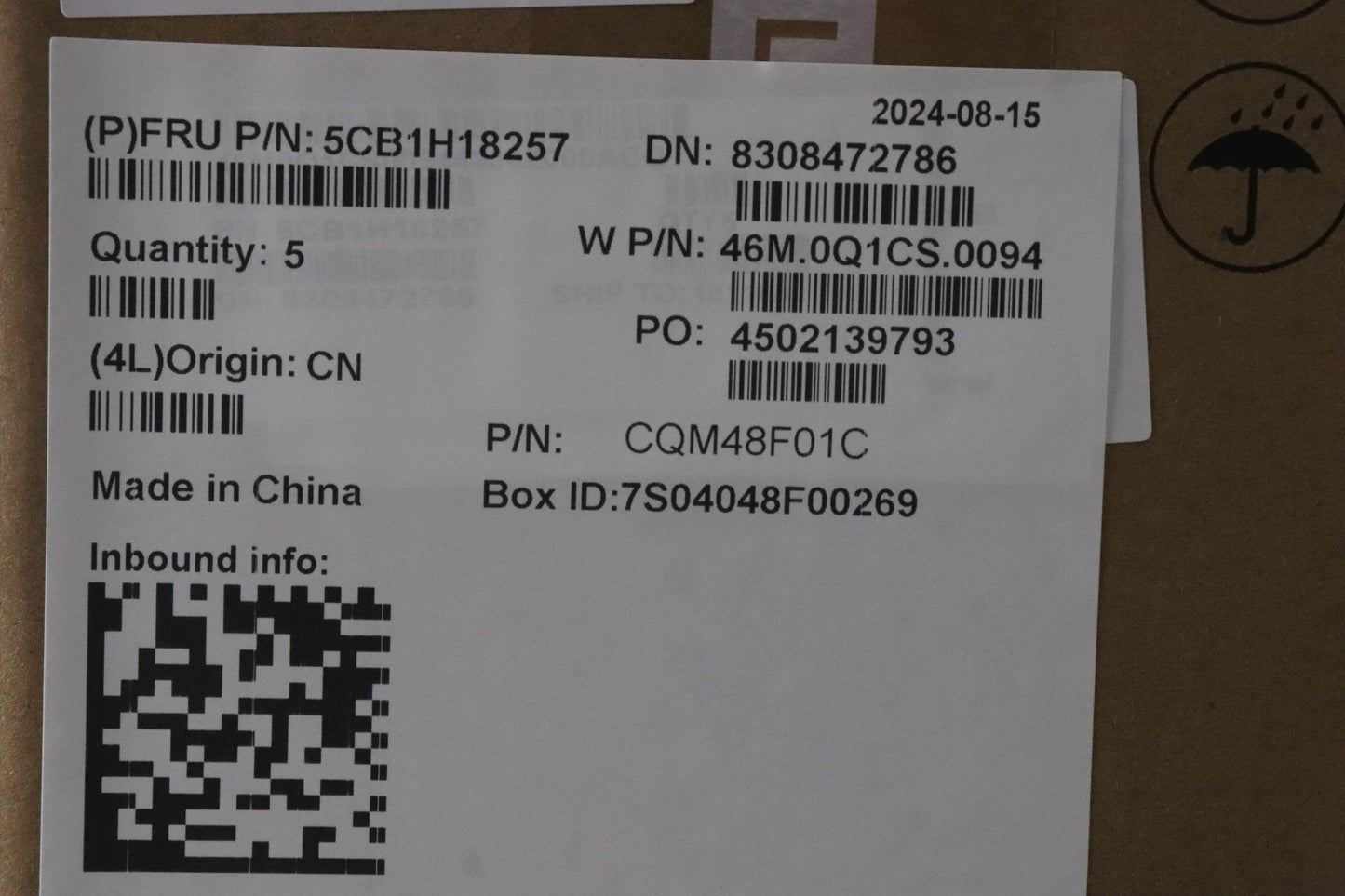 Lenovo Cover Upper Case Assembly Jpn - 5CB1H18257