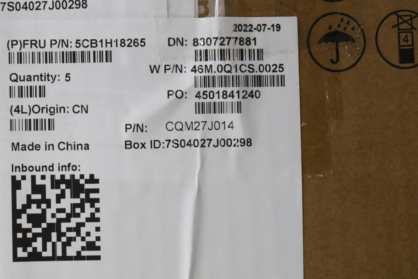 Lenovo Cover Upper Case Assembly Nord - 5CB1H18265
