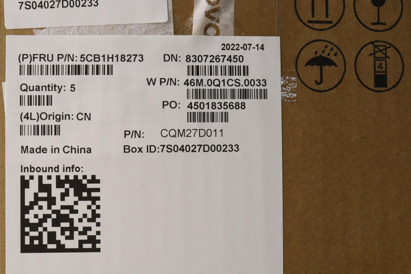 Lenovo Cover Upper Case Assembly Tur - 5CB1H18273