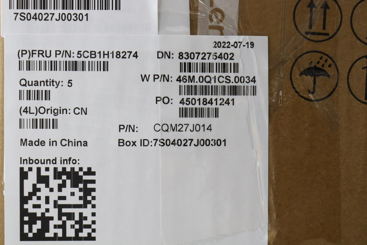 Lenovo Cover Upper Case Assembly Uke - 5CB1H18274
