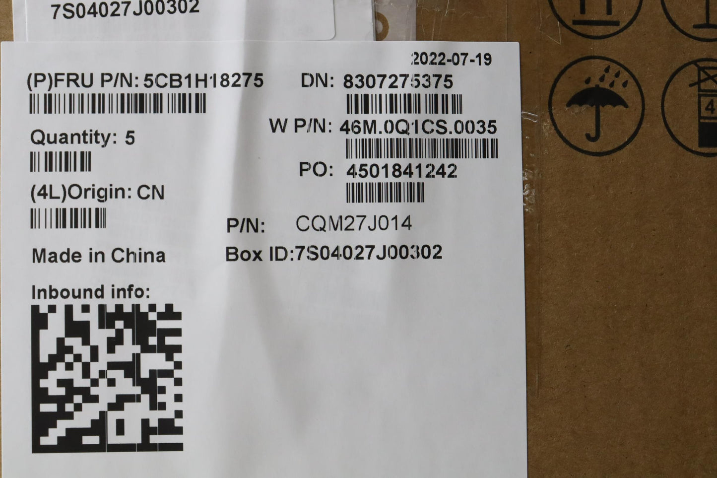 Lenovo Cover Upper Case Assembly Euro - 5CB1H18275