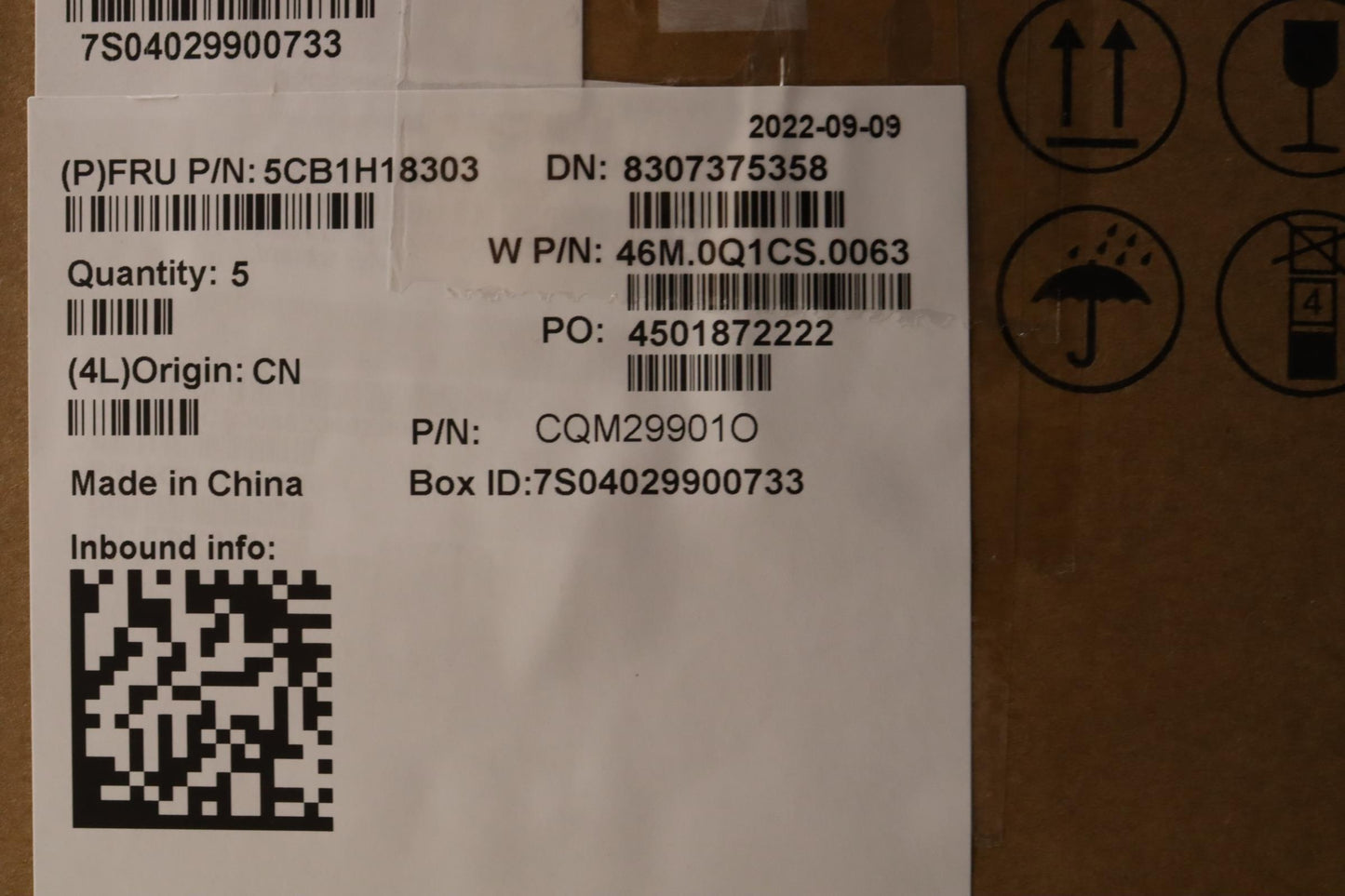 Lenovo Cover Upper Case Assembly Tc W - 5CB1H18303