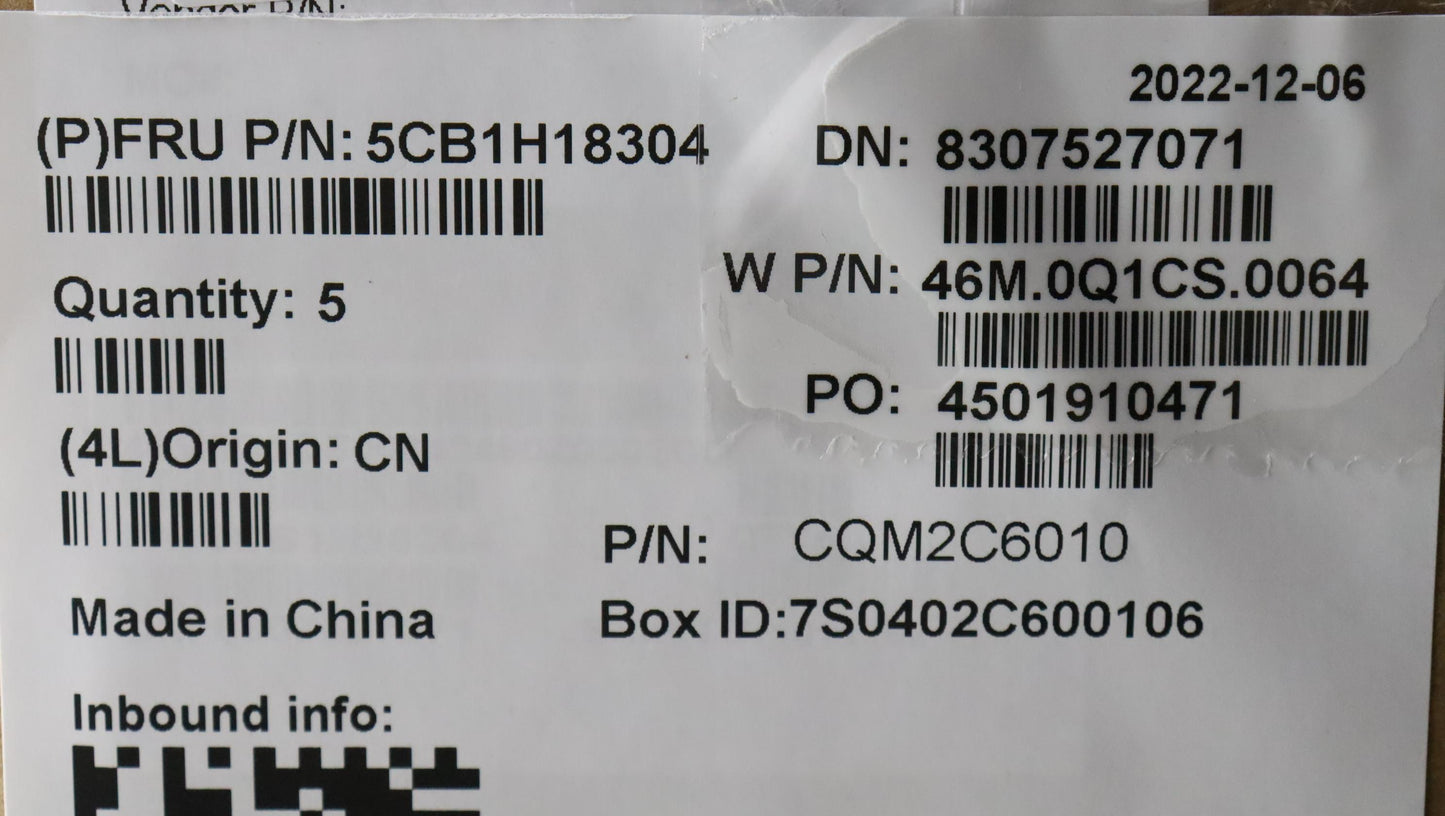 Lenovo Cover Upper Case Assembly Thai - 5CB1H18304