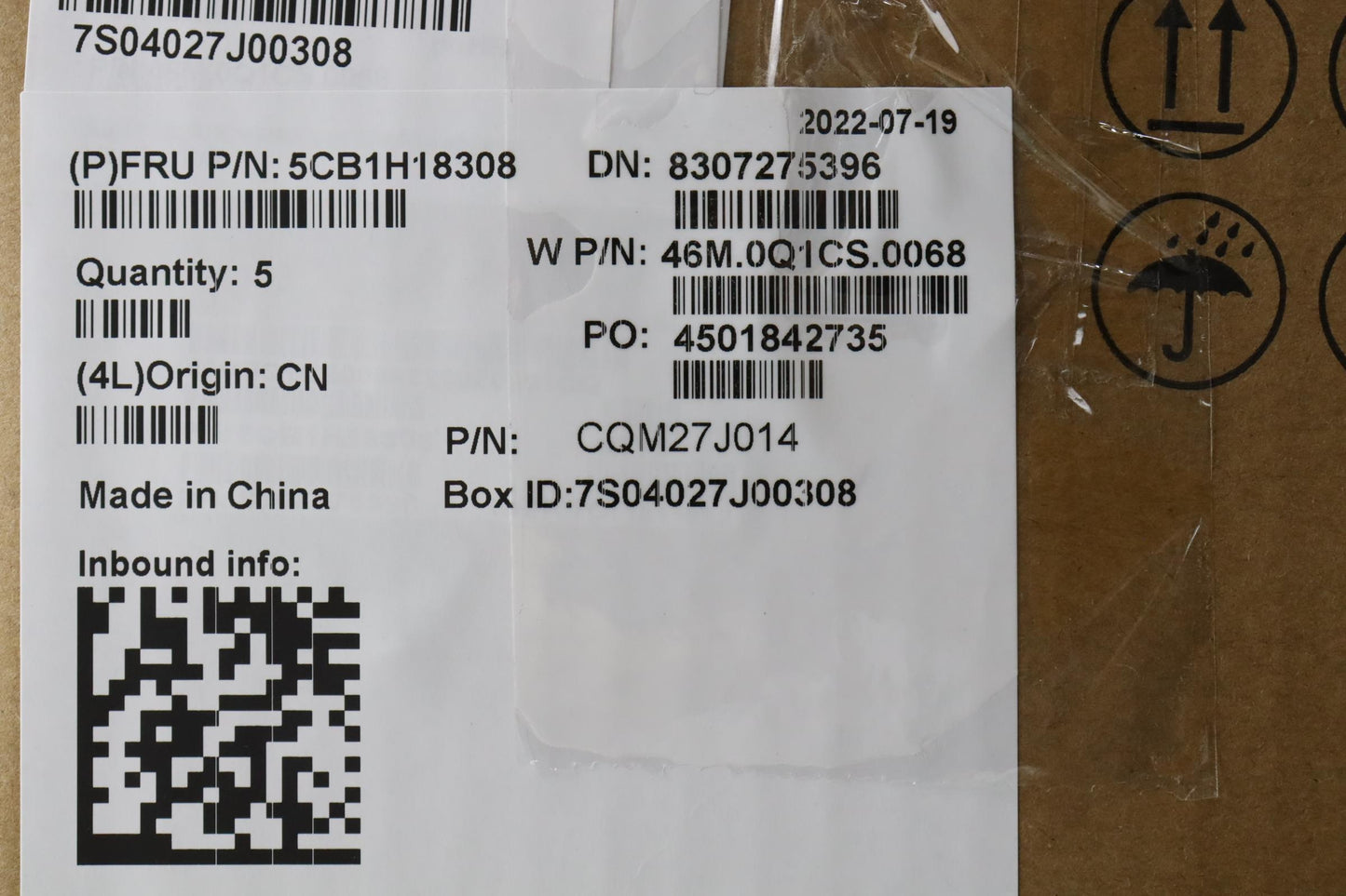 Lenovo Cover Upper Case Assembly Eng - 5CB1H18308
