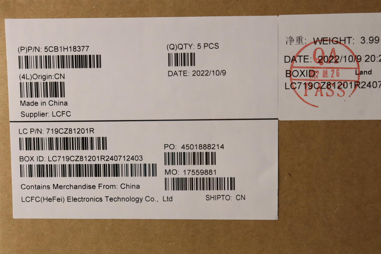 Lenovo Cover Upper Case Assembly Tc L - 5CB1H18377