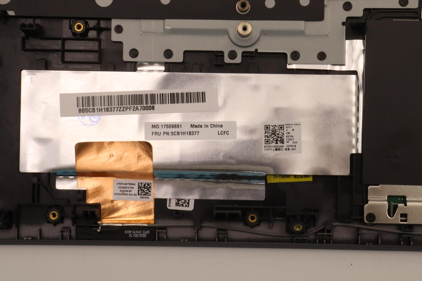 Lenovo Cover Upper Case Assembly Tc L - 5CB1H18377