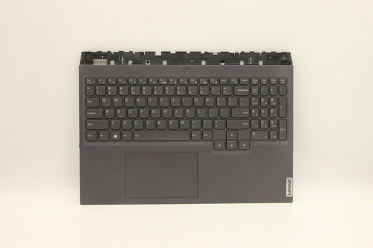Lenovo Slate Grey RGB Backlit Keyboard with C-Cover, USA English - 5CB1H18382