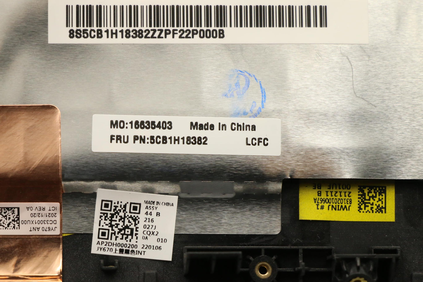 Lenovo Slate Grey RGB Backlit Keyboard with C-Cover, USA English - 5CB1H18382