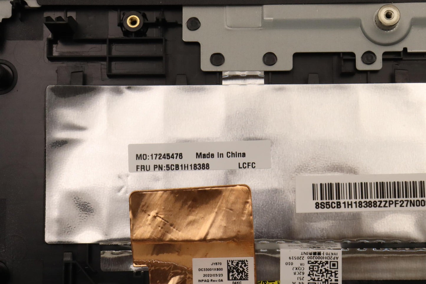 Lenovo Cover Upper Case Asmeng L82S0 - 5CB1H18388