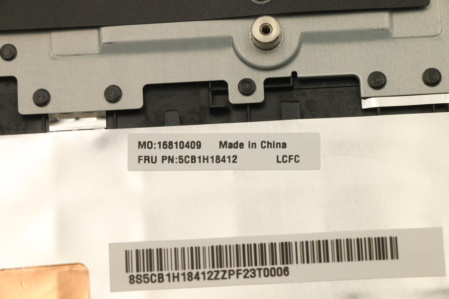 Lenovo Cover Upper Case Assembly Uke - 5CB1H18412