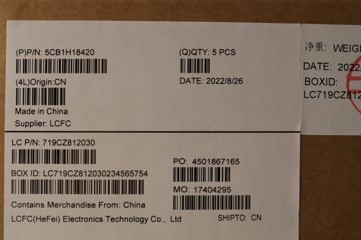 Lenovo Cover Upper Case Assembly Eng - 5CB1H18420