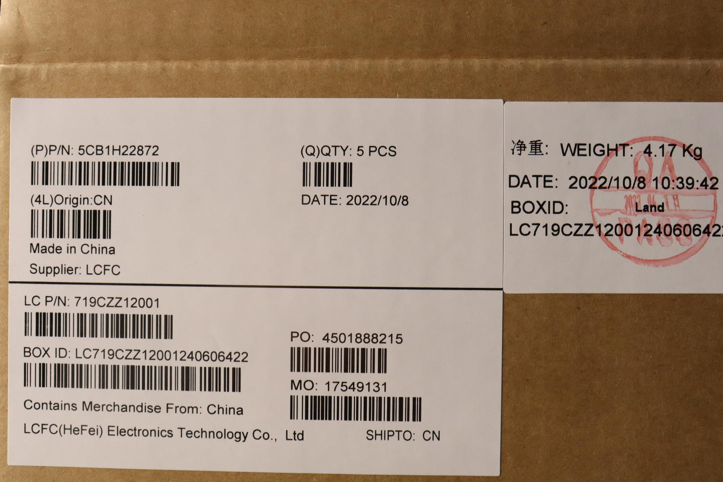 Lenovo Cover Upper Case Asmla Spa L82 - 5CB1H22872