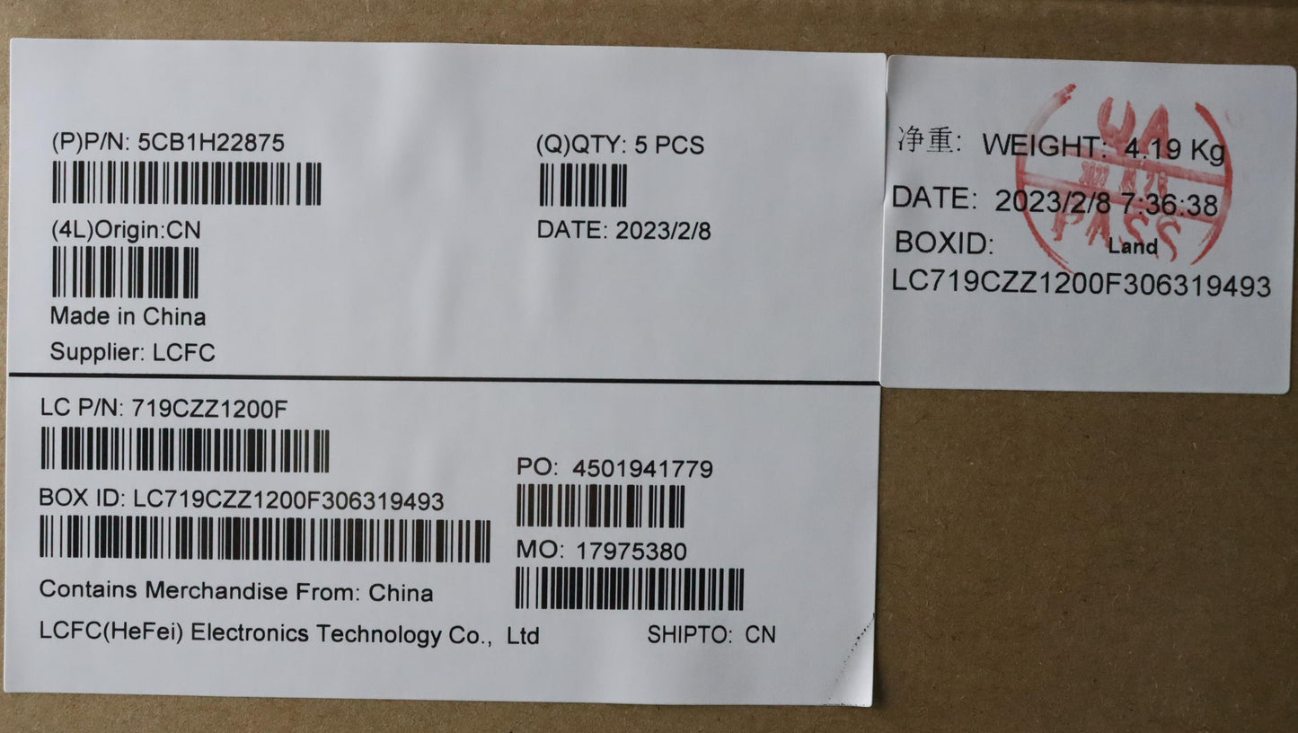 Lenovo Cover Upper Case Assembly Rus - 5CB1H22875