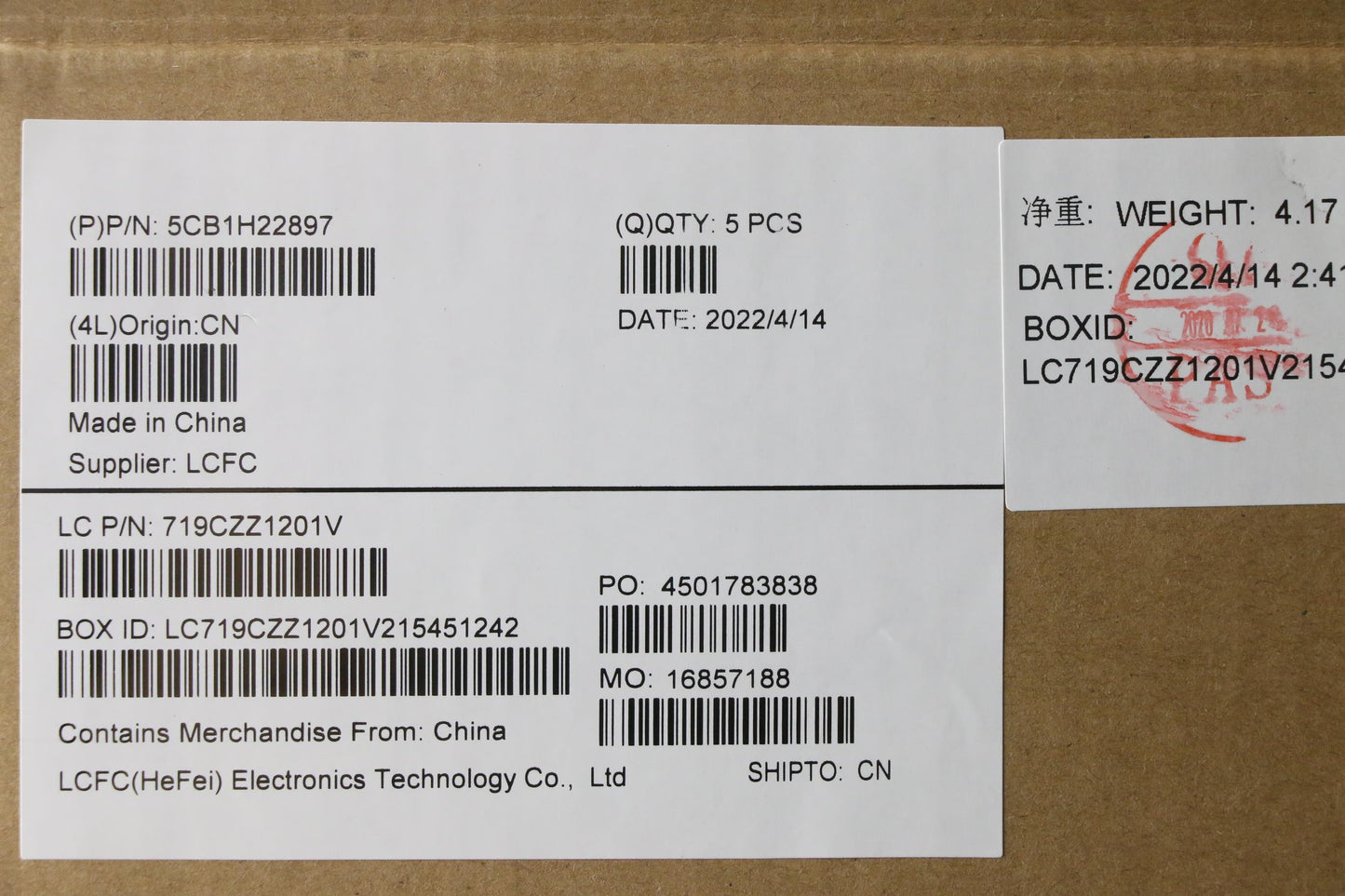 Lenovo Cover Upper Case Assembly Hbw - 5CB1H22897