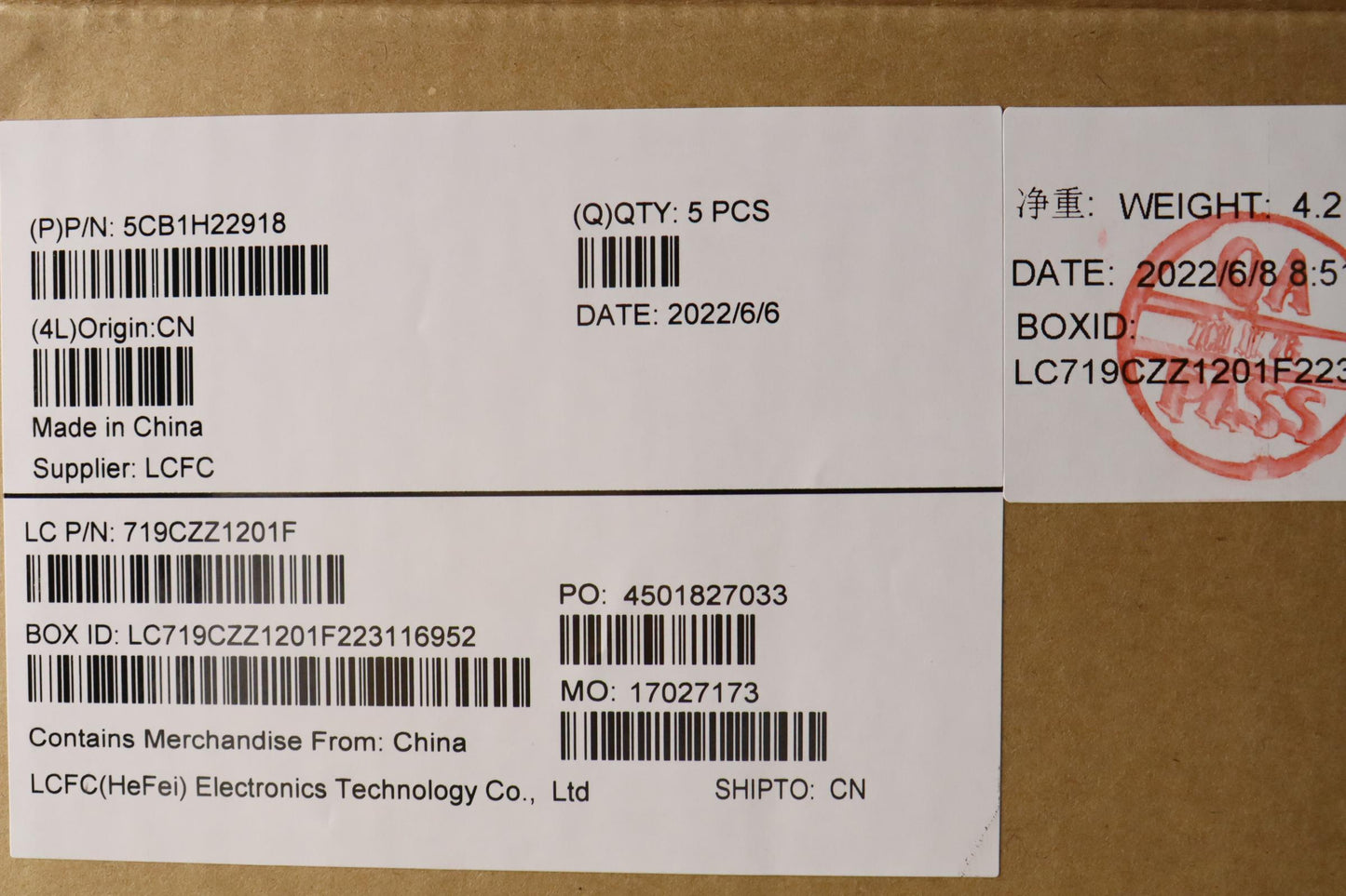 Lenovo Cover Upper Case Asmbel L82Rc - 5CB1H22918