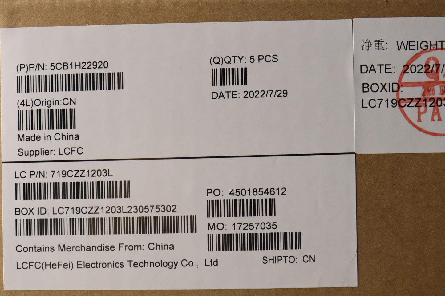 Lenovo Cover Upper Case Asmbul L82Rc - 5CB1H22920