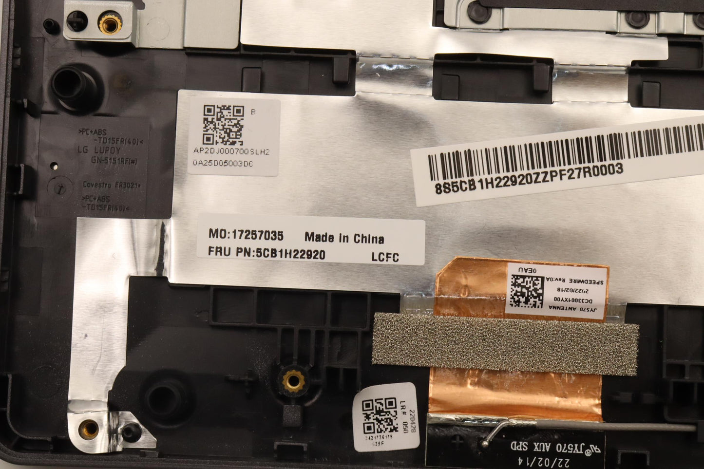 Lenovo Cover Upper Case Asmbul L82Rc - 5CB1H22920
