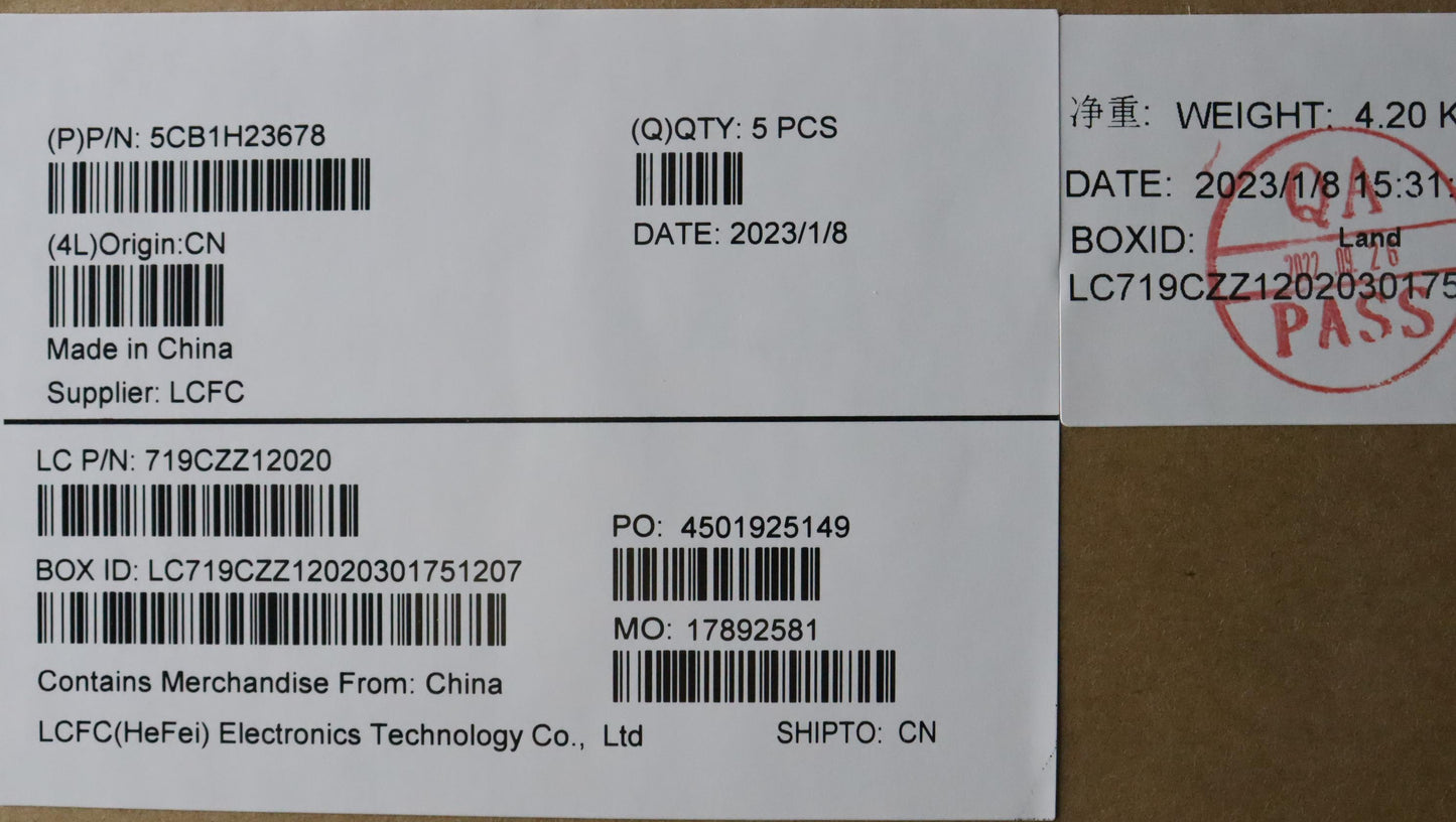 Lenovo Cover Upper Case Assembly Gre - 5CB1H23678