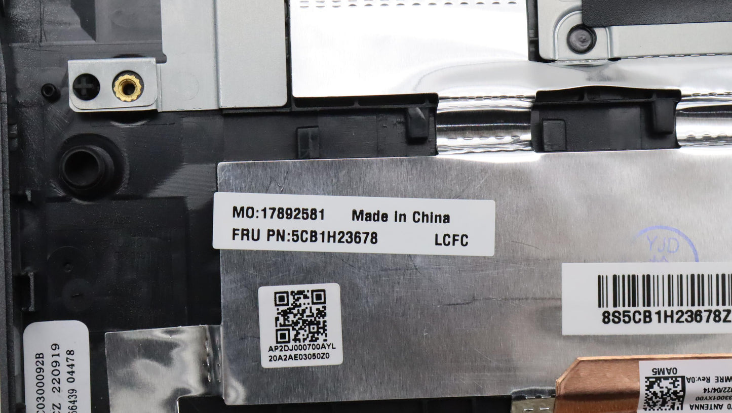 Lenovo Cover Upper Case Assembly Gre - 5CB1H23678