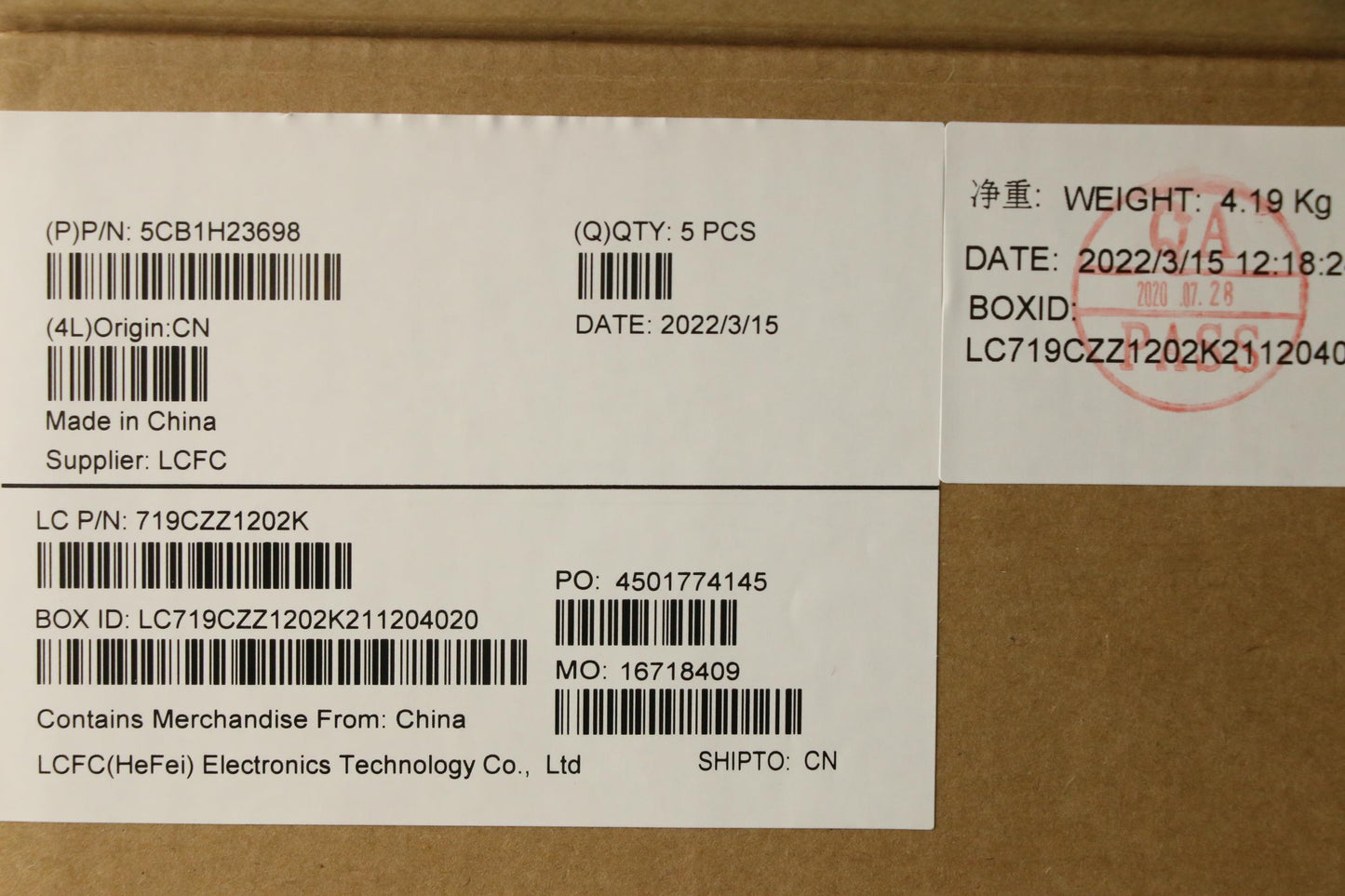 Lenovo Cover Upper Case Assembly Usa - 5CB1H23698
