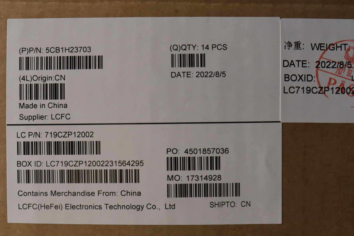Lenovo Cover Lcd Cover L 82Lu Oat - 5CB1H23703