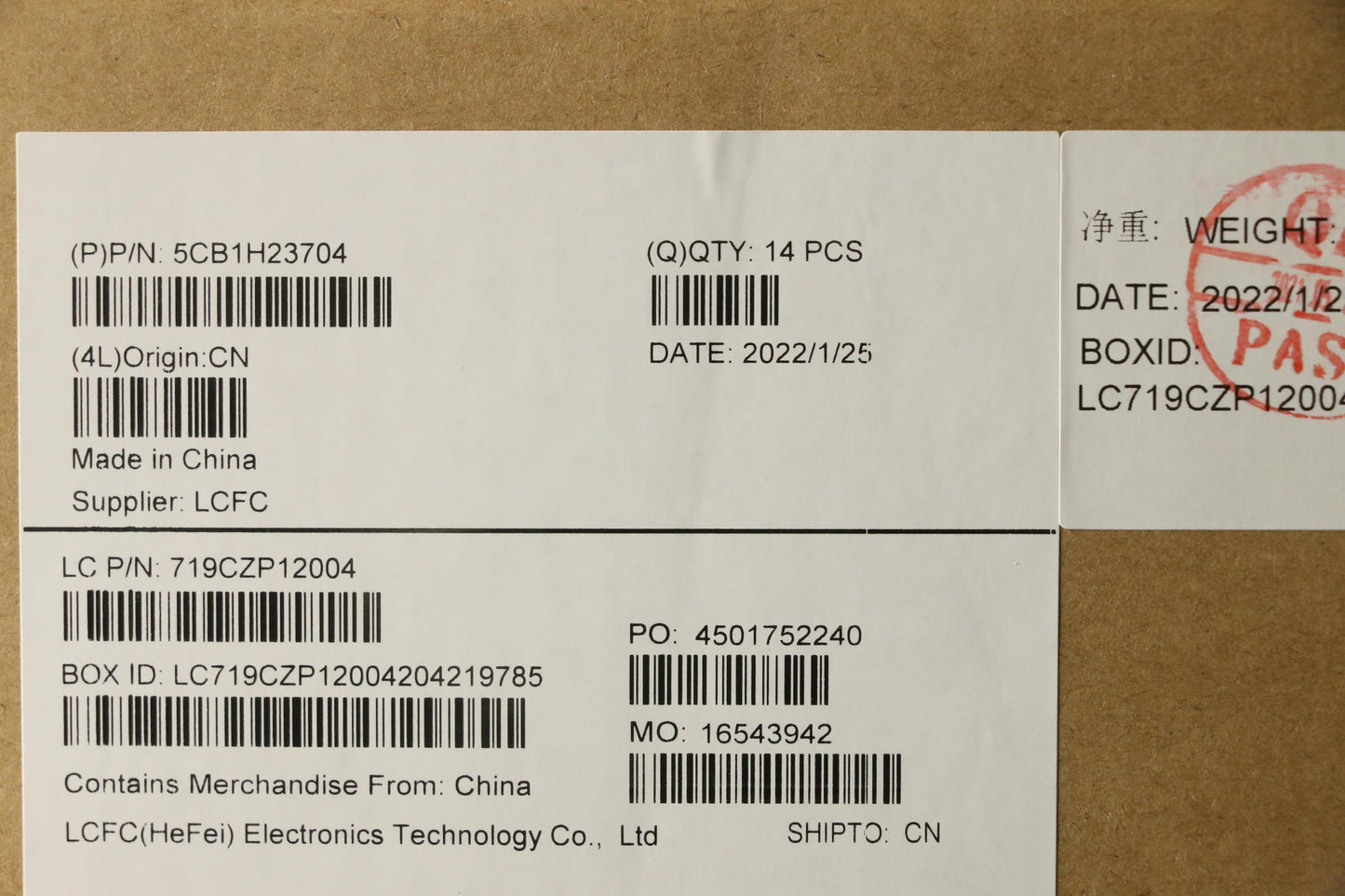 Lenovo Cover Lcd Cover L 82Lu Oat Ole - 5CB1H23704